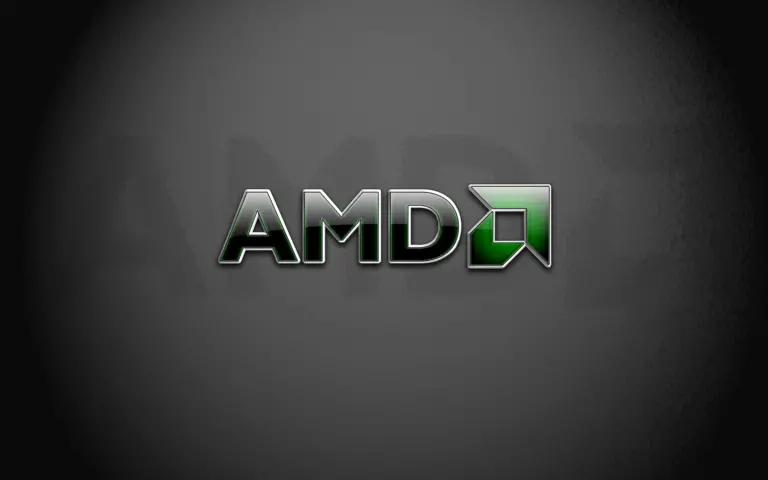 Amd logo on a black background for a music producer.