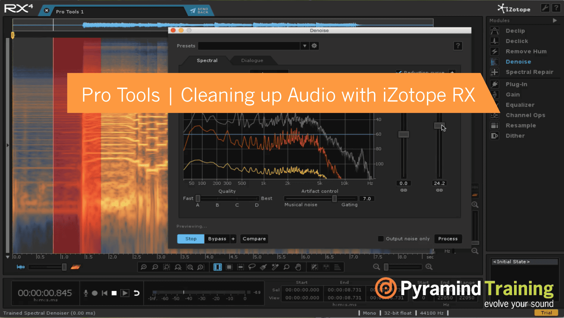 Pro tools cleaning up audio with music production online free and zope rx.
