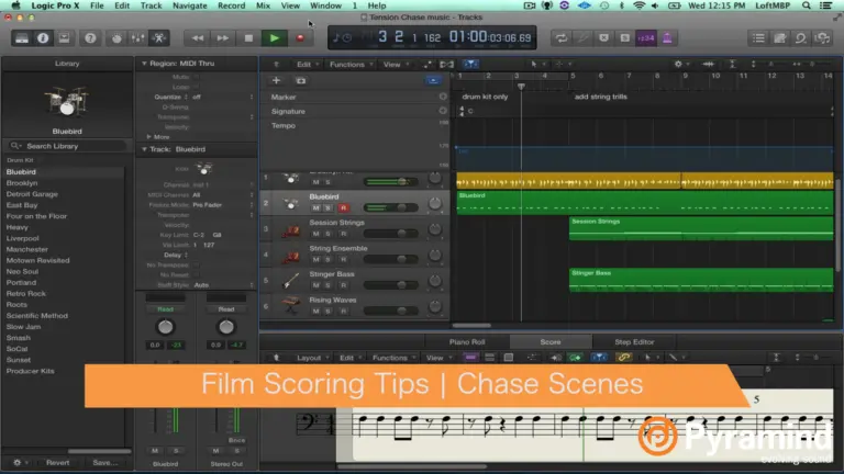 Music producer's film scoring tips for chess scenes
