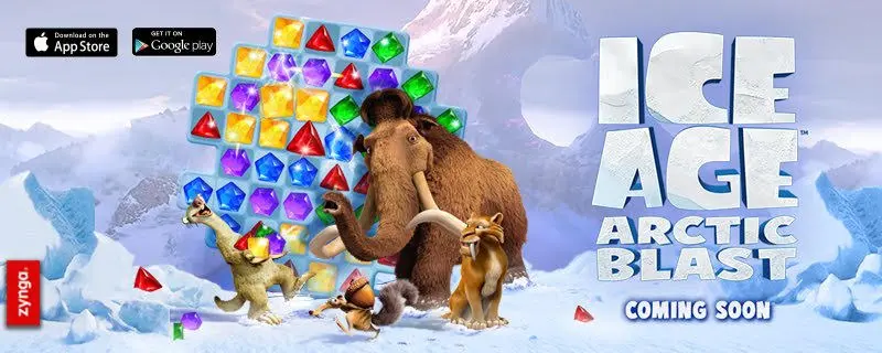Free music production program showcases a screenshot of an Arctic blast during the ice age.