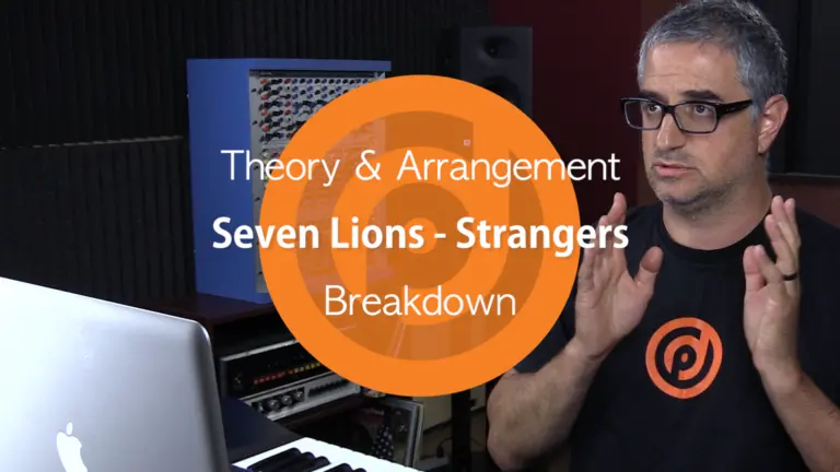 Learn the theory and arrangement of Seven Lions' track "Strangers" with a breakdown using a music production program.