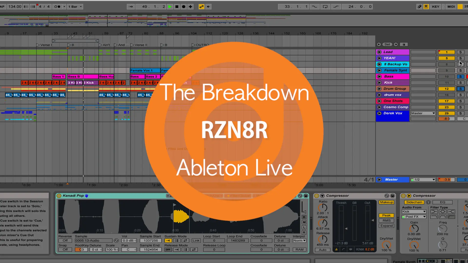 The live breakdown of rznor's music production, including beatmaking, mixing, and mastering.