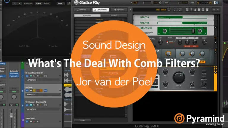 Sound design - exploring the power of combo filters in a music production program.