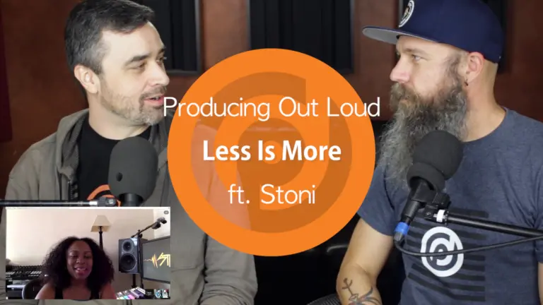 Producing music out loud with the "less is more" approach featuring Stori.