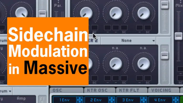 Learn sidechain modulation in Massive with this music production program.