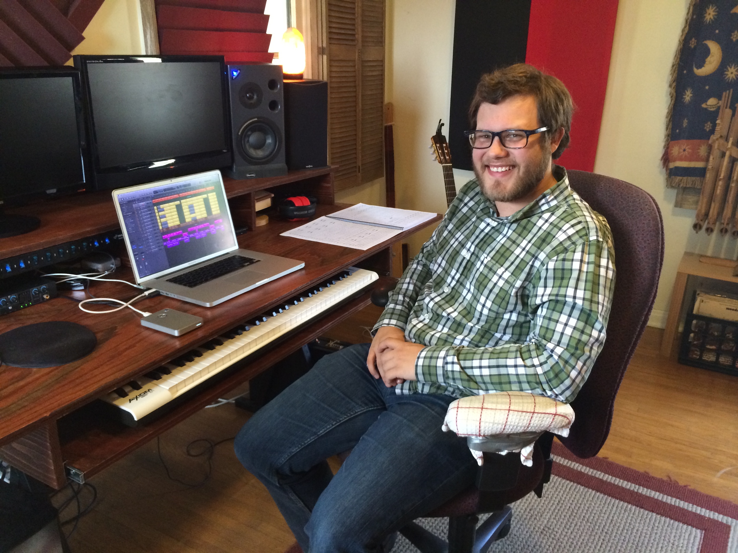  Brennan Anderson (Disney Interactive) at his home studio 