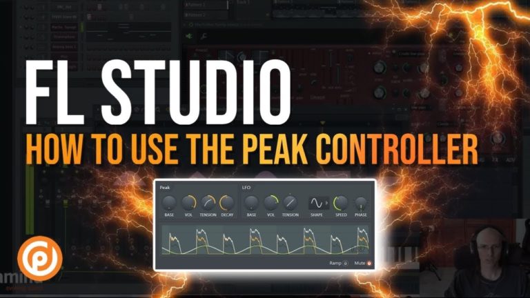 FL Studio - How To Use The Peak Controller to Squelch Bass. 🔥